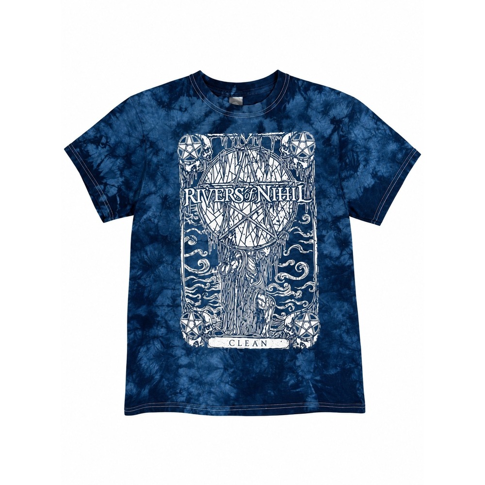 Rivers of Nihil Graphic Tee Blue Tie Dye